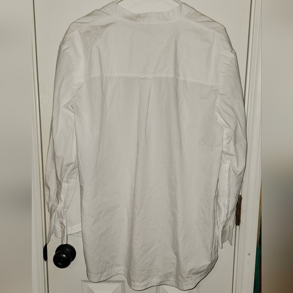 All Saints US 6 White Marcie Button Up Shirt - Picture 7 of 10